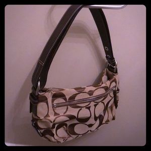 Brown Authentic Coach Purse.